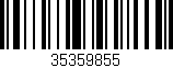 Código de barras (EAN, GTIN, SKU, ISBN): '35359855'