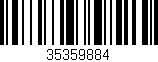 Código de barras (EAN, GTIN, SKU, ISBN): '35359884'