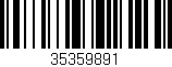 Código de barras (EAN, GTIN, SKU, ISBN): '35359891'