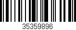Código de barras (EAN, GTIN, SKU, ISBN): '35359896'