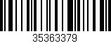 Código de barras (EAN, GTIN, SKU, ISBN): '35363379'