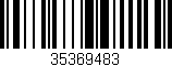 Código de barras (EAN, GTIN, SKU, ISBN): '35369483'