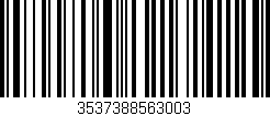 Código de barras (EAN, GTIN, SKU, ISBN): '3537388563003'