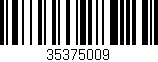 Código de barras (EAN, GTIN, SKU, ISBN): '35375009'