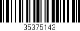 Código de barras (EAN, GTIN, SKU, ISBN): '35375143'
