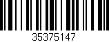 Código de barras (EAN, GTIN, SKU, ISBN): '35375147'