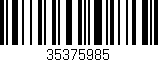 Código de barras (EAN, GTIN, SKU, ISBN): '35375985'
