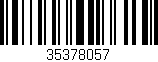 Código de barras (EAN, GTIN, SKU, ISBN): '35378057'