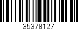 Código de barras (EAN, GTIN, SKU, ISBN): '35378127'