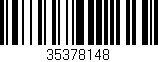 Código de barras (EAN, GTIN, SKU, ISBN): '35378148'