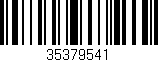 Código de barras (EAN, GTIN, SKU, ISBN): '35379541'