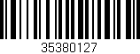 Código de barras (EAN, GTIN, SKU, ISBN): '35380127'