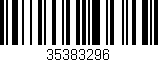 Código de barras (EAN, GTIN, SKU, ISBN): '35383296'