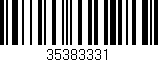 Código de barras (EAN, GTIN, SKU, ISBN): '35383331'