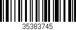 Código de barras (EAN, GTIN, SKU, ISBN): '35383745'