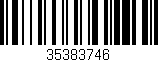 Código de barras (EAN, GTIN, SKU, ISBN): '35383746'