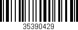 Código de barras (EAN, GTIN, SKU, ISBN): '35390429'