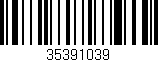 Código de barras (EAN, GTIN, SKU, ISBN): '35391039'
