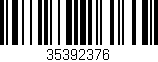 Código de barras (EAN, GTIN, SKU, ISBN): '35392376'
