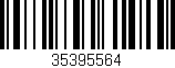 Código de barras (EAN, GTIN, SKU, ISBN): '35395564'