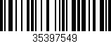 Código de barras (EAN, GTIN, SKU, ISBN): '35397549'