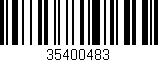 Código de barras (EAN, GTIN, SKU, ISBN): '35400483'