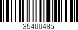 Código de barras (EAN, GTIN, SKU, ISBN): '35400485'