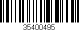 Código de barras (EAN, GTIN, SKU, ISBN): '35400495'