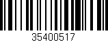 Código de barras (EAN, GTIN, SKU, ISBN): '35400517'