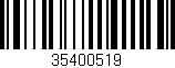 Código de barras (EAN, GTIN, SKU, ISBN): '35400519'
