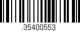 Código de barras (EAN, GTIN, SKU, ISBN): '35400553'