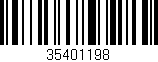 Código de barras (EAN, GTIN, SKU, ISBN): '35401198'