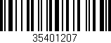 Código de barras (EAN, GTIN, SKU, ISBN): '35401207'