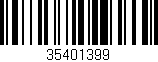 Código de barras (EAN, GTIN, SKU, ISBN): '35401399'