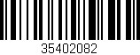 Código de barras (EAN, GTIN, SKU, ISBN): '35402082'