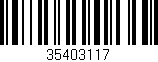 Código de barras (EAN, GTIN, SKU, ISBN): '35403117'