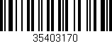 Código de barras (EAN, GTIN, SKU, ISBN): '35403170'