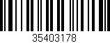 Código de barras (EAN, GTIN, SKU, ISBN): '35403178'