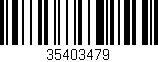 Código de barras (EAN, GTIN, SKU, ISBN): '35403479'