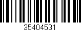 Código de barras (EAN, GTIN, SKU, ISBN): '35404531'