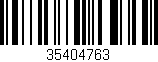 Código de barras (EAN, GTIN, SKU, ISBN): '35404763'