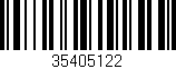 Código de barras (EAN, GTIN, SKU, ISBN): '35405122'