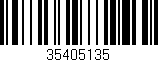 Código de barras (EAN, GTIN, SKU, ISBN): '35405135'