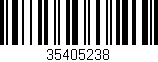 Código de barras (EAN, GTIN, SKU, ISBN): '35405238'