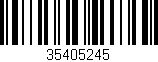 Código de barras (EAN, GTIN, SKU, ISBN): '35405245'