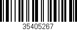 Código de barras (EAN, GTIN, SKU, ISBN): '35405267'