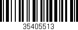 Código de barras (EAN, GTIN, SKU, ISBN): '35405513'