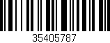 Código de barras (EAN, GTIN, SKU, ISBN): '35405787'
