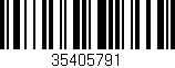Código de barras (EAN, GTIN, SKU, ISBN): '35405791'