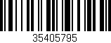 Código de barras (EAN, GTIN, SKU, ISBN): '35405795'